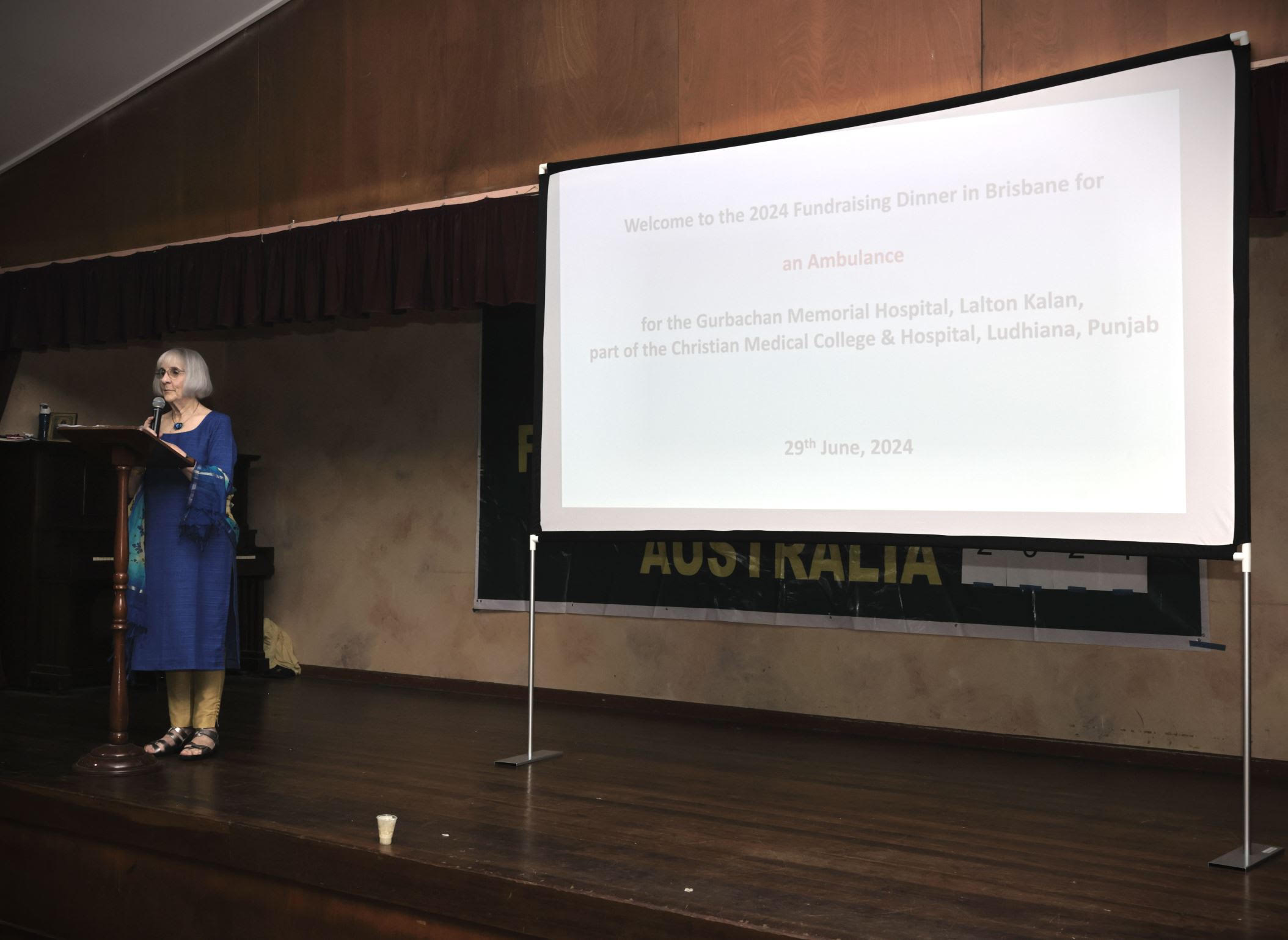 Welcome to the 2024 Fundraising Dinner in Brisbane presentation slide